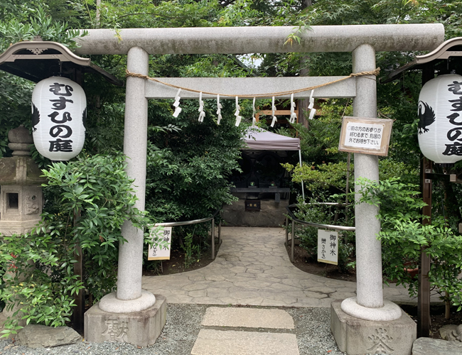 川越熊野神社　むすひの庭