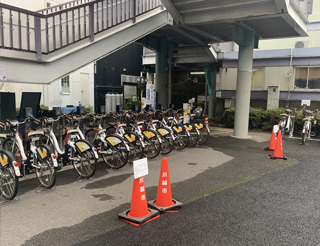 川越市自転車シェアリング 川越駅B