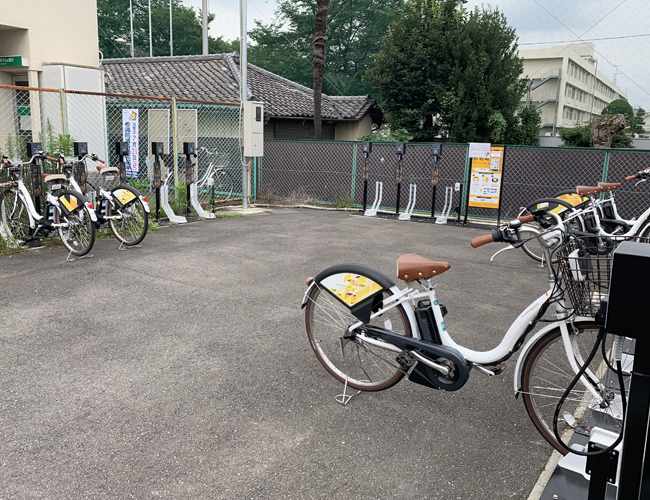 川越市自転車シェアリング 川越市駅