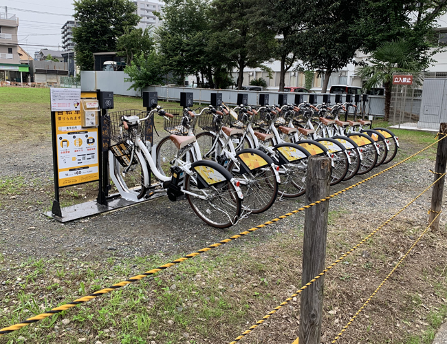 川越市自転車シェアリング 喜多院西