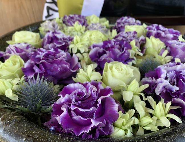 鬼滅の花手水