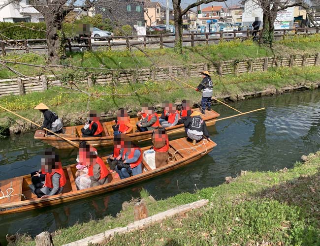 小江戸川越 春の舟遊